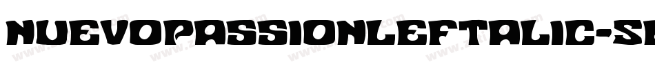 NuevoPassionLeftalic-5eaL字体转换