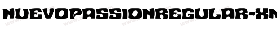 NuevoPassionRegular-xmo0字体转换