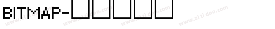 BITMAP字体转换