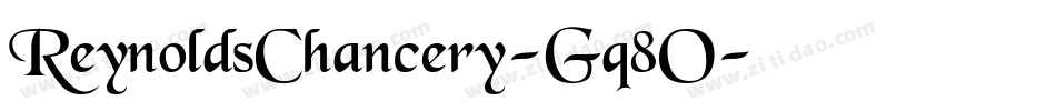 ReynoldsChancery-Gq8O字体转换