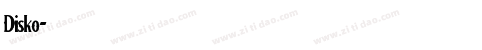 Disko字体转换