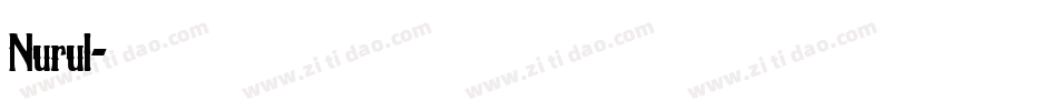Nurul字体转换