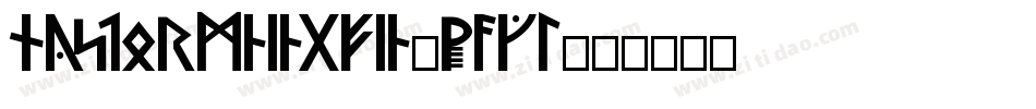 NyStormningFin-9AGL字体转换