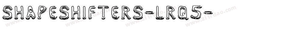 Shapeshifters-lRq5字体转换