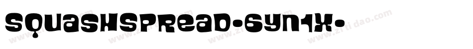 SquashSpread-6Yn1x字体转换