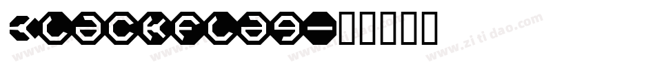Blackflag字体转换