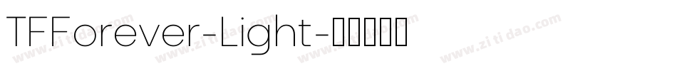 TFForever-Light字体转换