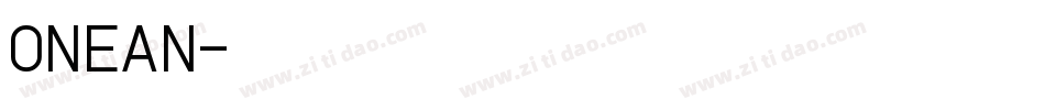 ONEAN字体转换