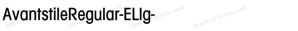AvantstileRegular-ELlg字体转换