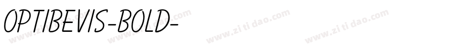 OPTIBevis-Bold字体转换