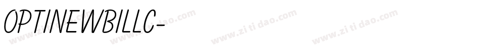 OPTINewBillC字体转换