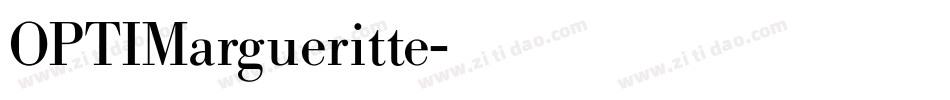 OPTIMargueritte字体转换