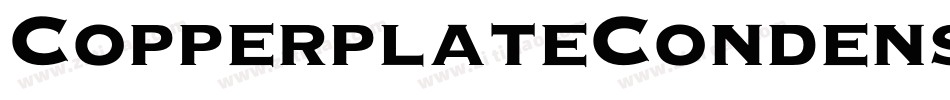 CopperplateCondensedBQ-Heavy字体转换
