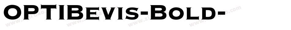 OPTIBevis-Bold字体转换
