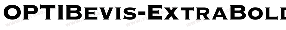 OPTIBevis-ExtraBold字体转换