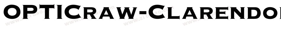 OPTICraw-Clarendon字体转换