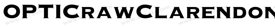 OPTICrawClarendon-Book字体转换