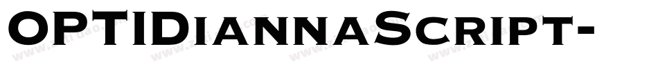 OPTIDiannaScript字体转换