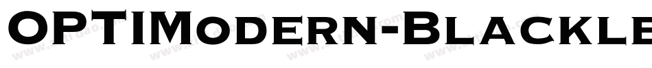 OPTIModern-Blackletter字体转换