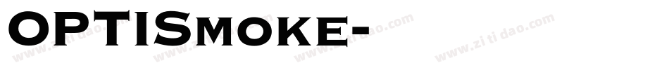 OPTISmoke字体转换