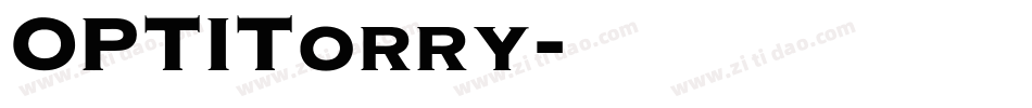 OPTITorry字体转换