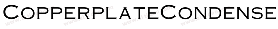 CopperplateCondensedBQ-Light字体转换