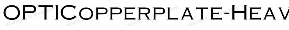 OPTICopperplate-Heavy字体转换