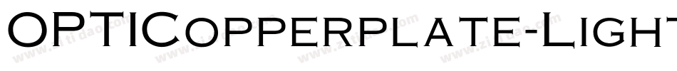 OPTICopperplate-Light字体转换