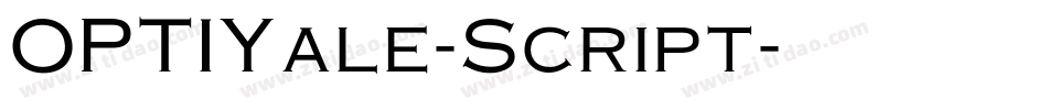 OPTIYale-Script字体转换