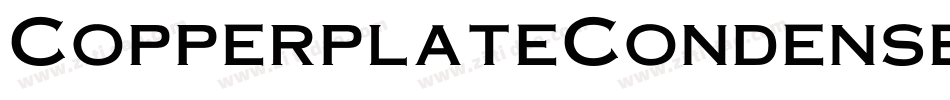 CopperplateCondensedBQ-Heavy字体转换