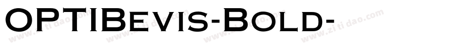 OPTIBevis-Bold字体转换