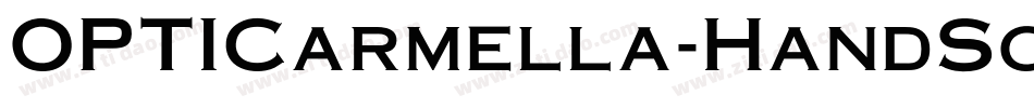 OPTICarmella-HandScript字体转换