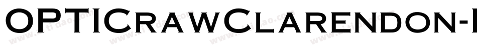OPTICrawClarendon-Book字体转换