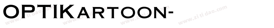 OPTIKartoon字体转换