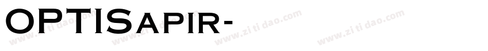 OPTISapir字体转换