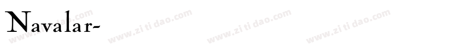 Navalar字体转换