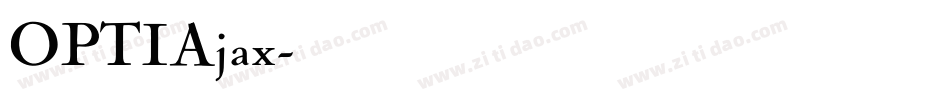 OPTIAjax字体转换