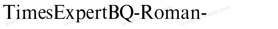 TimesExpertBQ-Roman字体转换