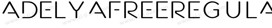 AdelyaFreeRegular-K7deW字体转换