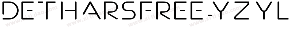 DetharsFree-YzylL字体转换