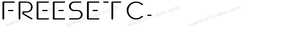 FreeSetC字体转换