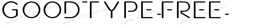 Goodtype-Free字体转换