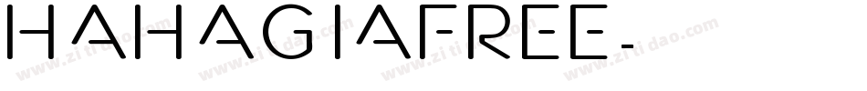 HahagiaFree字体转换