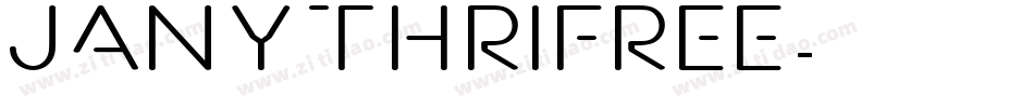 JanythriFree字体转换