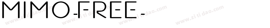 Mimo-Free字体转换
