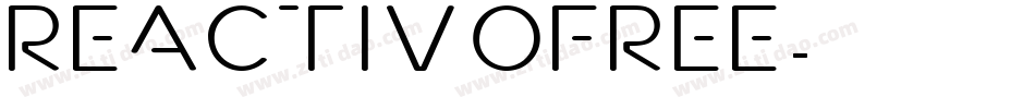 ReactivoFree字体转换
