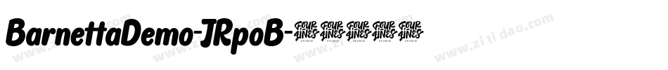 BarnettaDemo-JRpoB字体转换