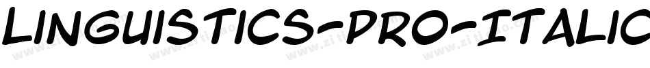 Linguistics-Pro-Italic字体转换