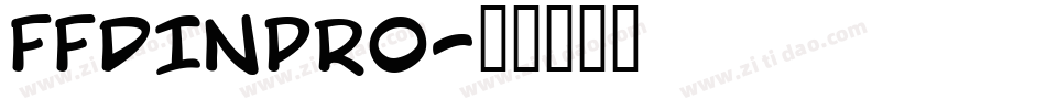 FFDINPro字体转换