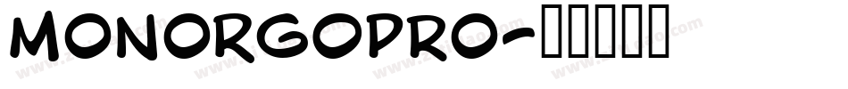 MonoRGOPro字体转换